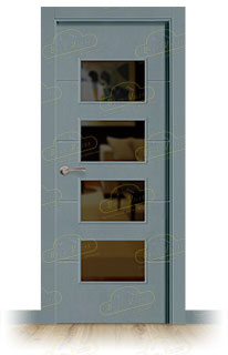 Puerta Premium PVT5-BV4 Lacada RAL de Interior en Block (Maciza)