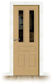 Puerta Premium Aranjuez-V2 Combilac Lacada de Interior en Block (Maciza)