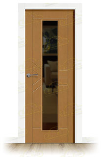 Puerta Premium LP-900-V1C Combilac Lacada de Interior en Block (Maciza)