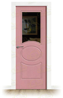 Puerta Premium P620-V1 Combilac Lacada de Interior en Block (Maciza)
