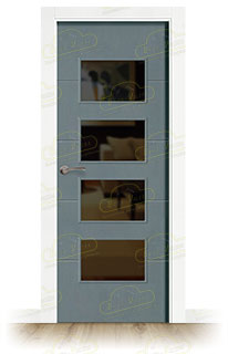 Puerta Premium PVT5-BV4 Combilac Lacada de Interior en Block (Maciza)