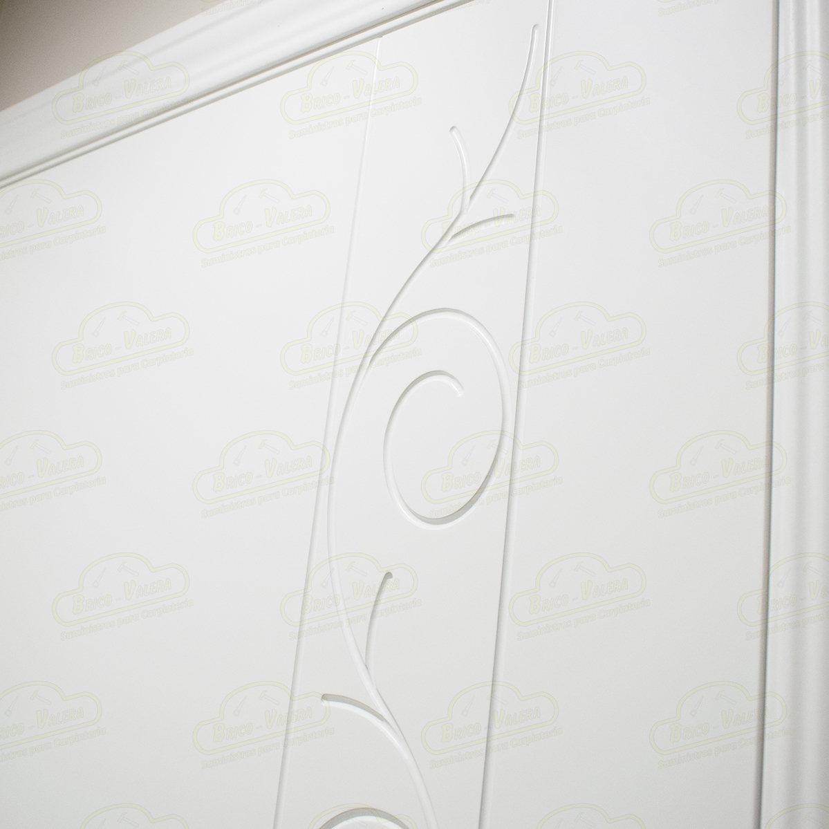 Puerta Corredera Barcelona-V1L de Interior Lacada Blanca