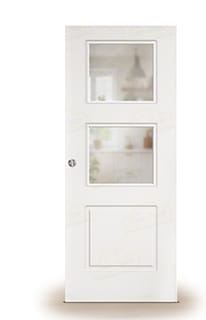 Puerta Corredera 3C-V2 de Interior Lacada Blanca