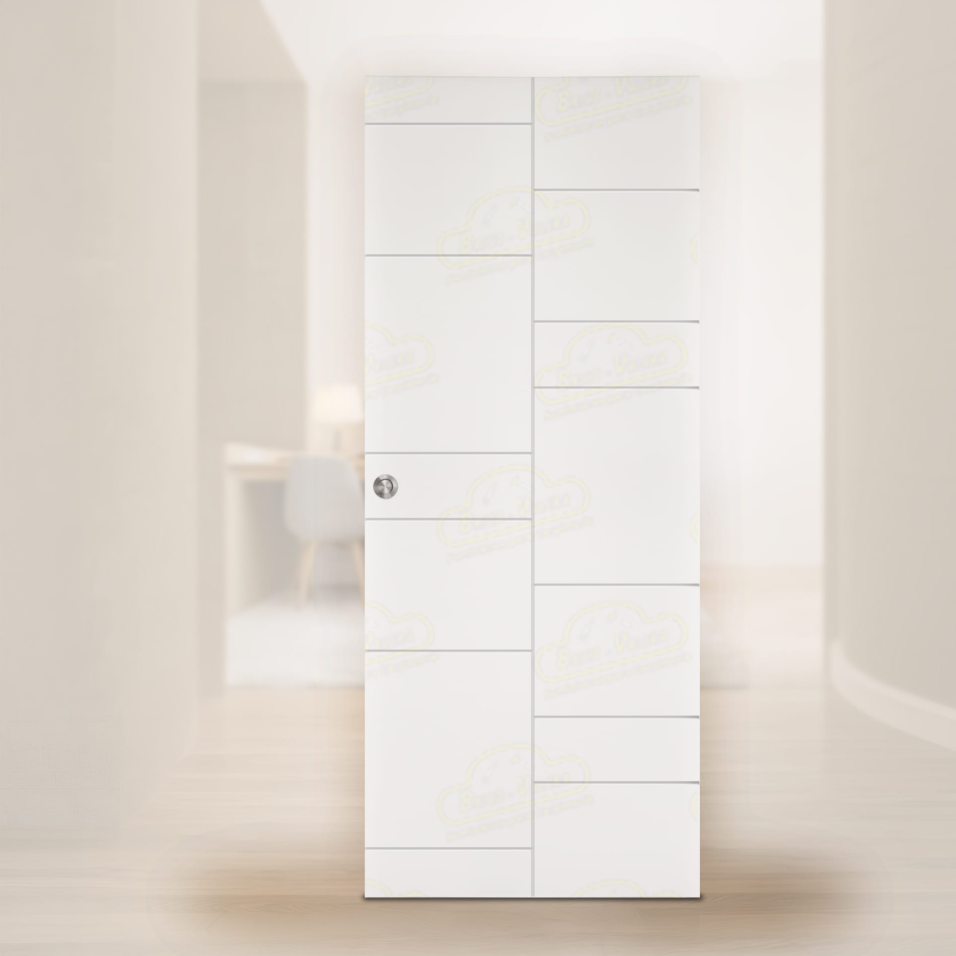 Puerta Corredera Alezkar de Interior Lacada Blanca