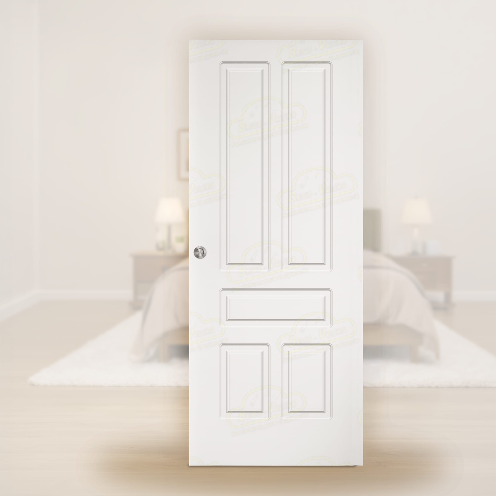 Puerta Corredera Aranjuez de Interior Lacada Blanca