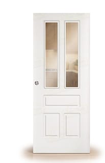 Puerta Corredera Aranjuez-V2 de Interior Lacada Blanca