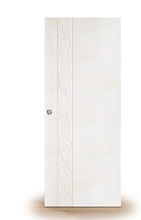 Puerta Corredera Barcelona de Interior Lacada Blanca