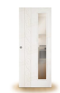 Puerta Corredera Barcelona-V1L de Interior Lacada Blanca