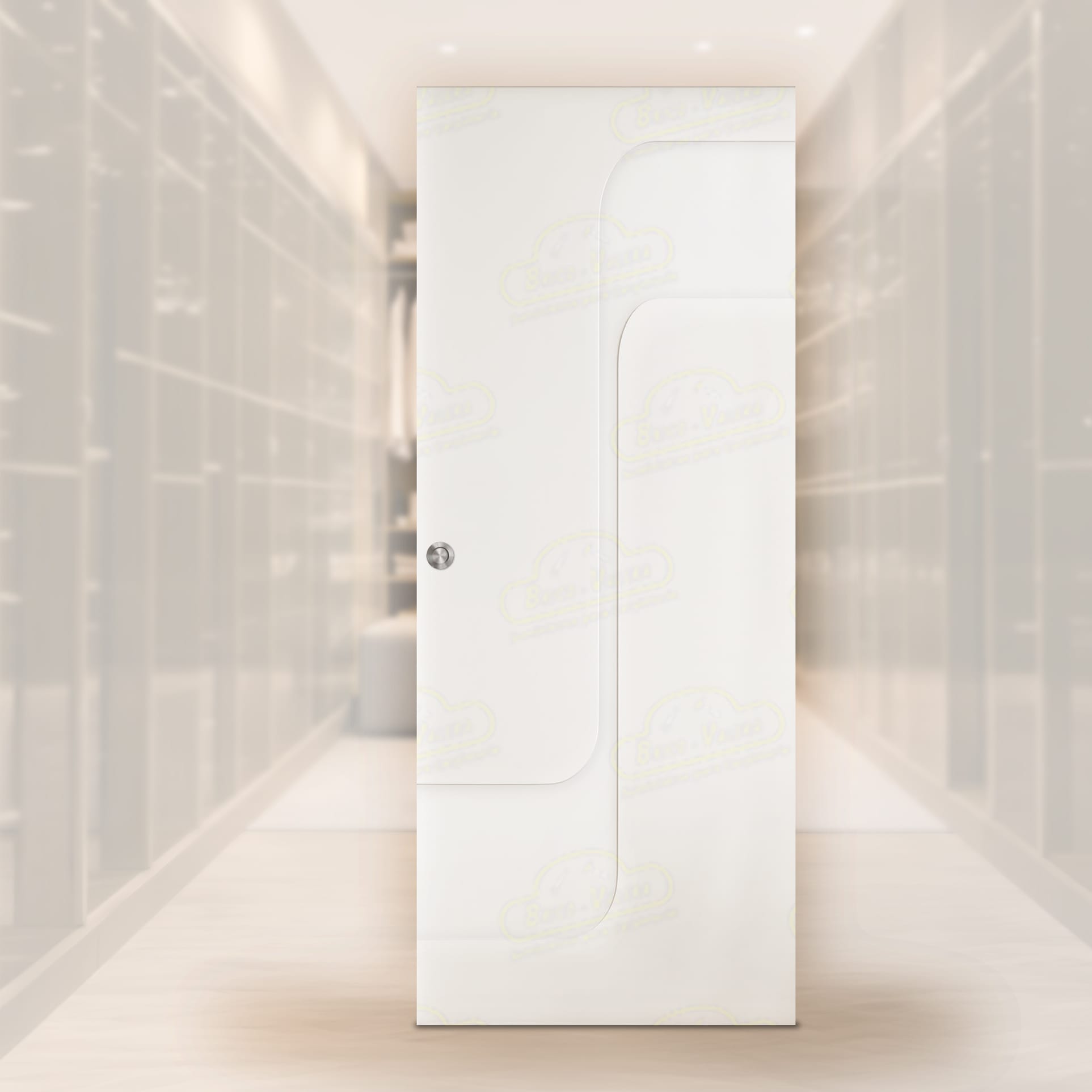 Puerta Corredera Cibeles de Interior Lacada Blanca