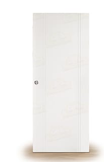 Puerta Corredera Galicia de Interior Lacada Blanca