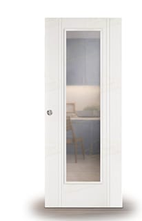 Puerta Corredera Galicia-V1 de Interior Lacada Blanca
