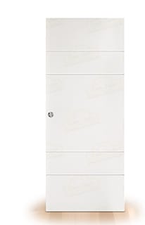 Puerta Corredera Gran Vía de Interior Lacada Blanca