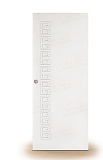 Puerta Corredera Grecia de Interior Lacada Blanca