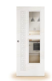 Puerta Corredera Grecia-V2 de Interior Lacada Blanca