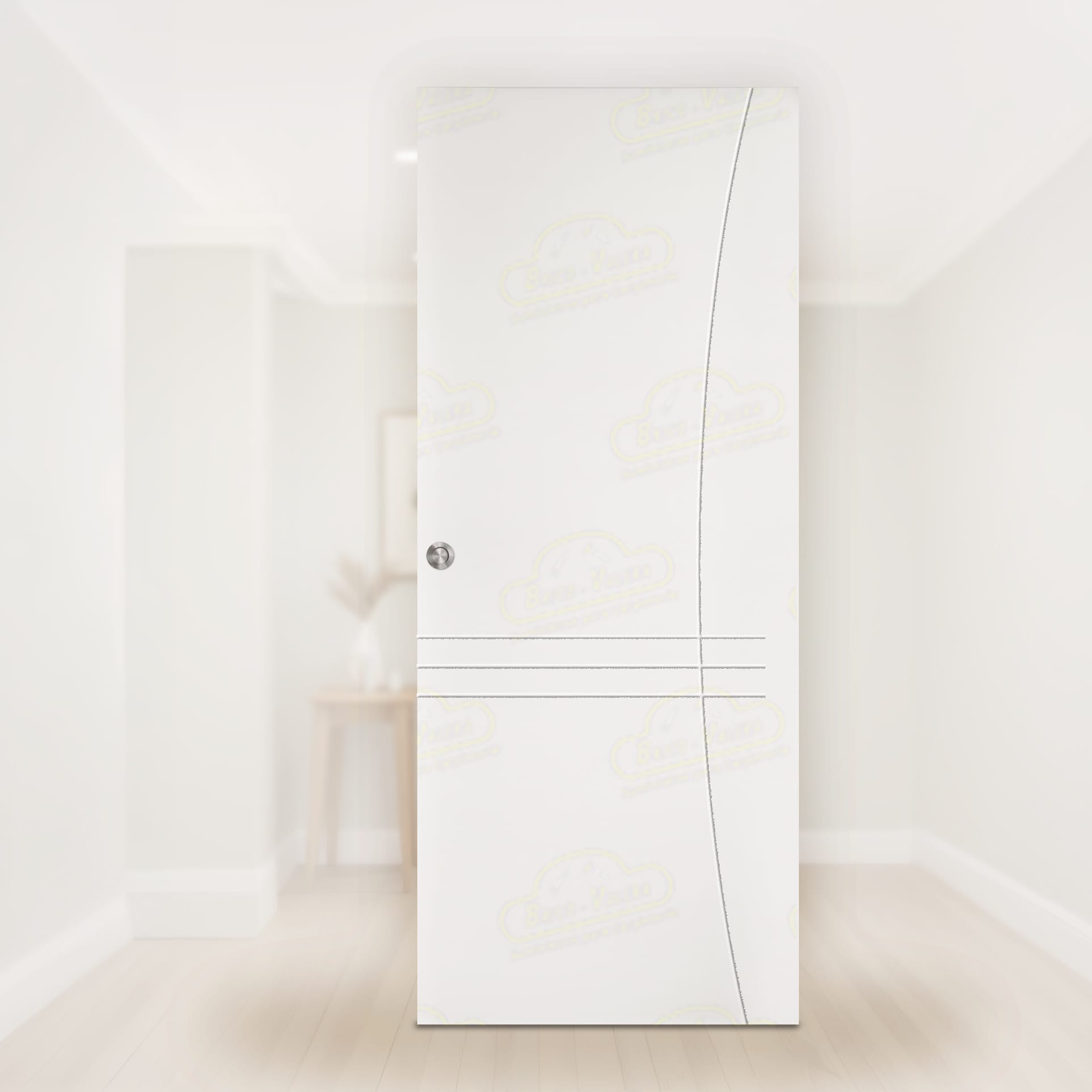 Puerta Corredera LP-500 de Interior Lacada Blanca
