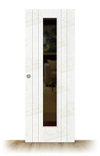 Puerta LP-700-V1C Lacada Blanca Corredera de Interior (Maciza)