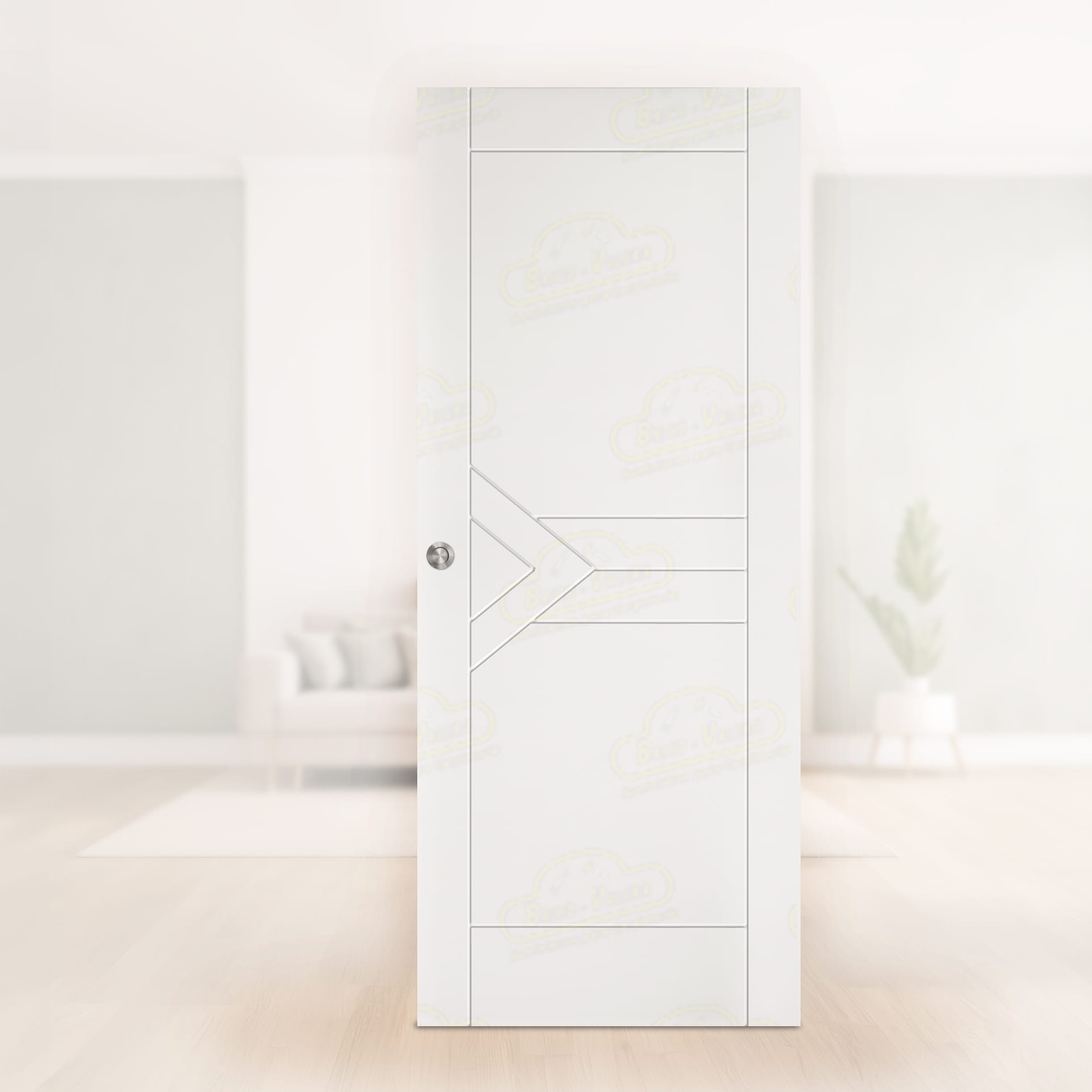Puerta Corredera LP-900 de Interior Lacada Blanca