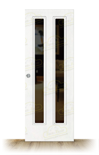 Puerta LP-C2-V2 Lacada Blanca Corredera de Interior (Maciza)