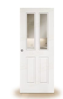 Puerta Corredera Neptuno-V2 de Interior Lacada Blanca
