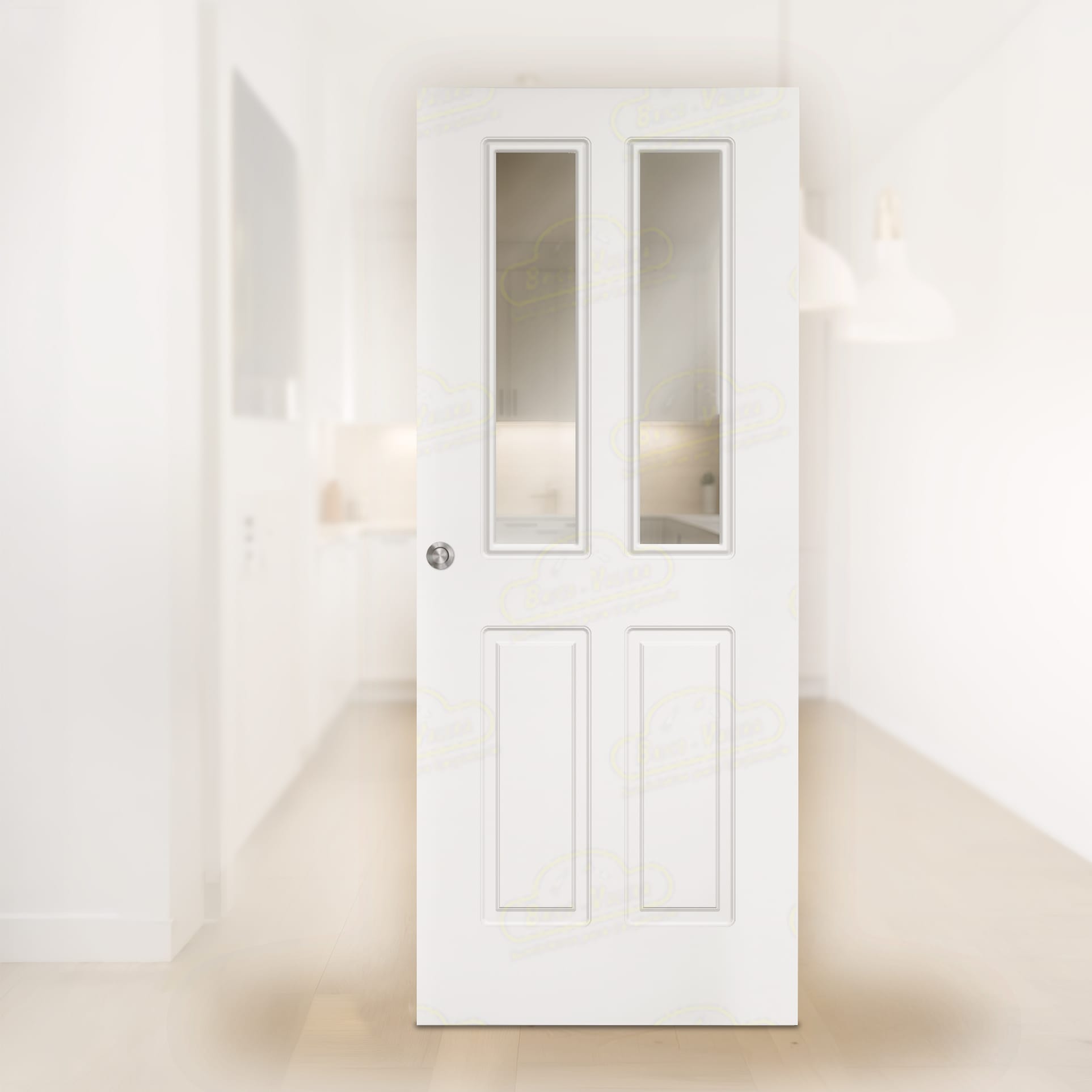 Puerta Corredera Neptuno-V2 de Interior Lacada Blanca