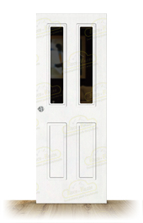 Puerta NEPTUNO-V2 Lacada Blanca Corredera de Interior (Maciza)
