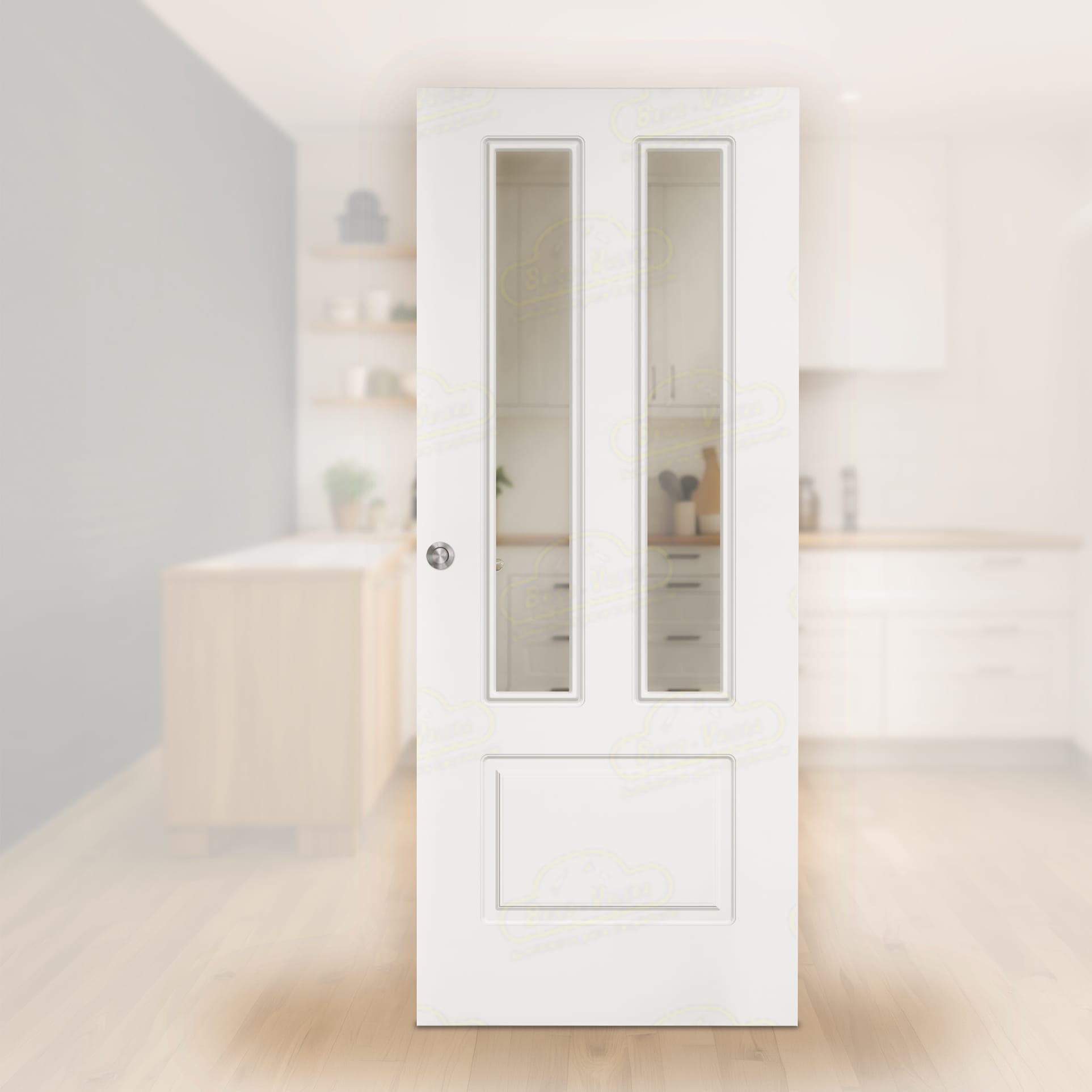 Puerta Corredera P21-V2 de Interior Lacada Blanca