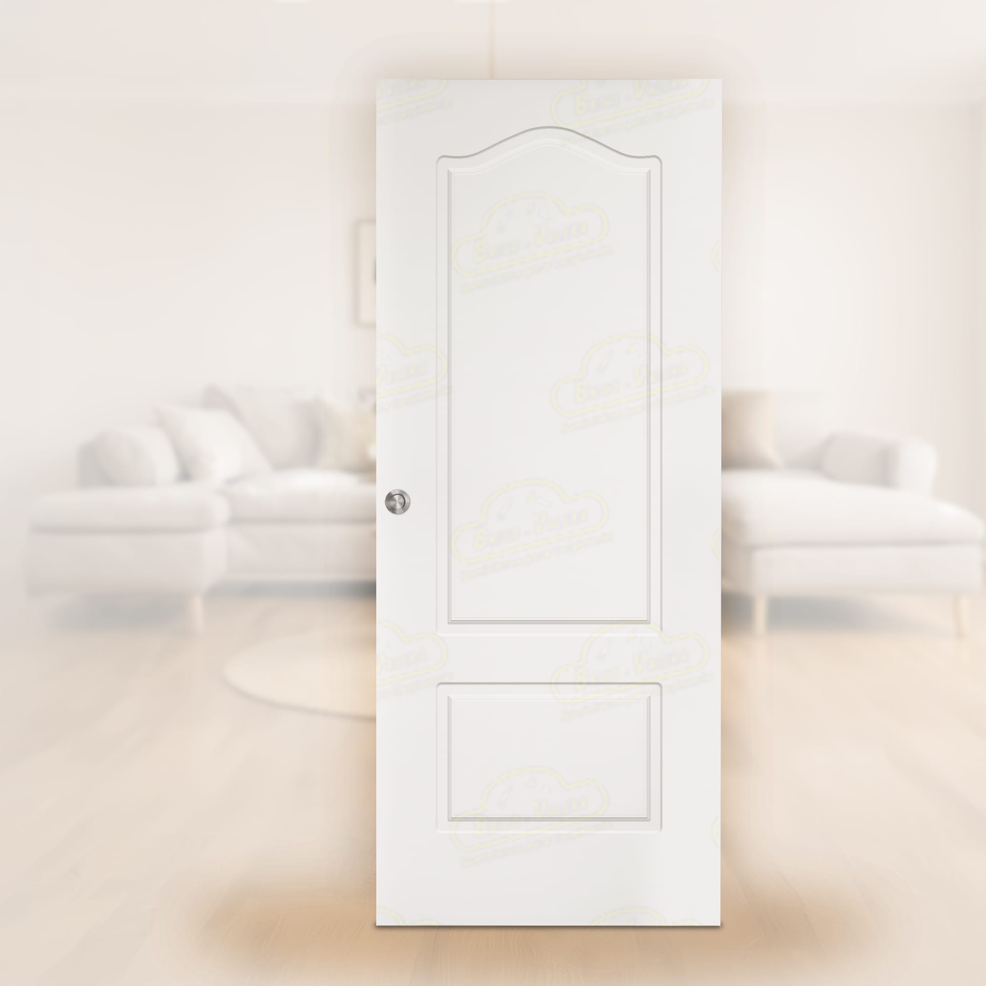 Puerta Corredera P-22 de Interior Lacada Blanca