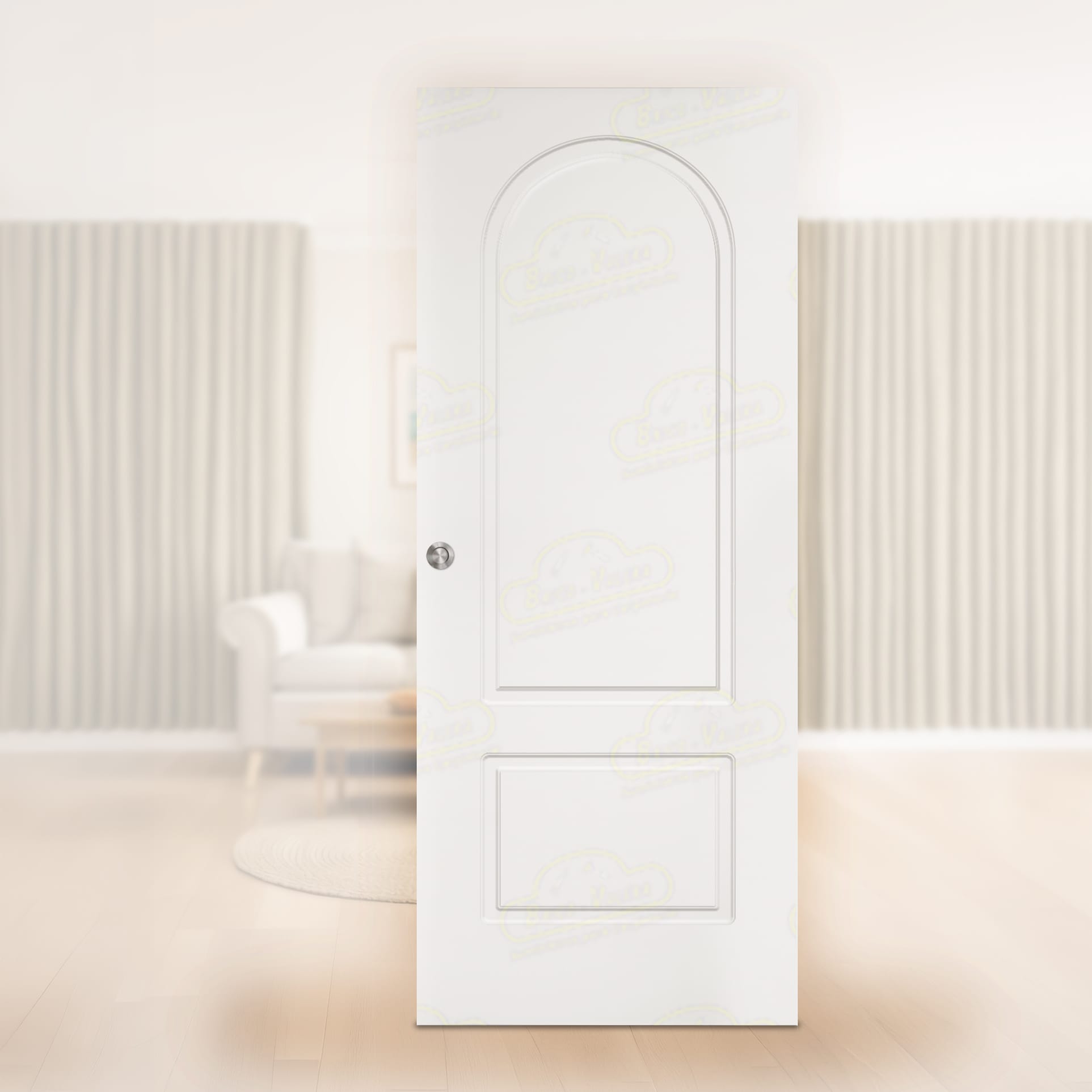 Puerta Corredera P42 de Interior Lacada Blanca