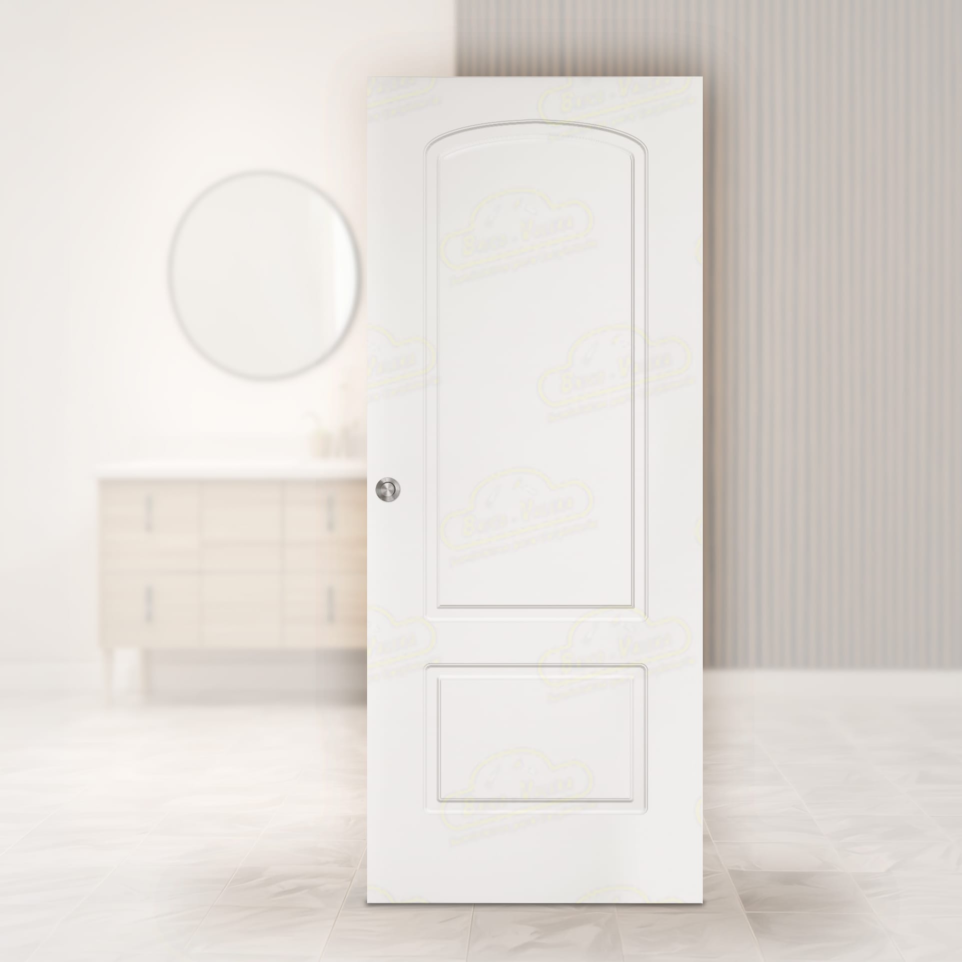 Puerta Corredera P72 de Interior Lacada Blanca