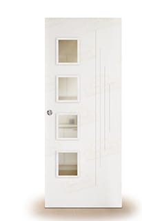 Puerta Corredera PL-1100 de Interior Lacada Blanca