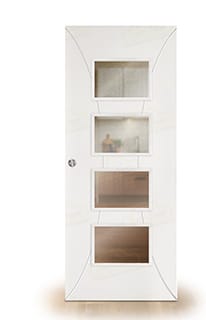 Puerta Corredera PL-1200 de Interior Lacada Blanca
