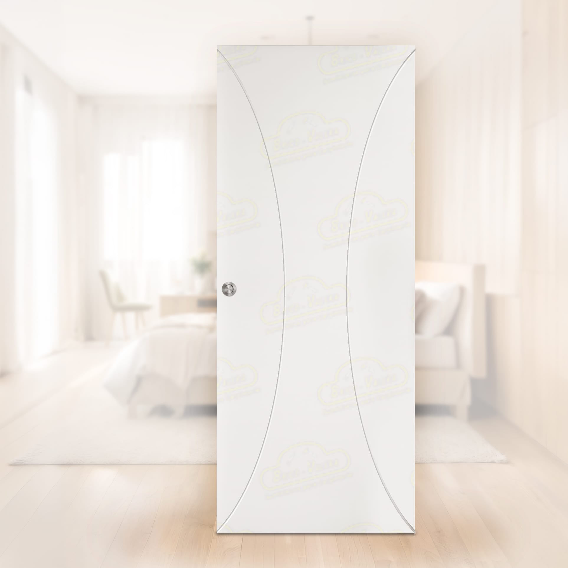 Puerta Corredera PL-1200-BV4 de Interior Lacada Blanca