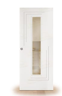 Puerta Corredera PL-1400 de Interior Lacada Blanca