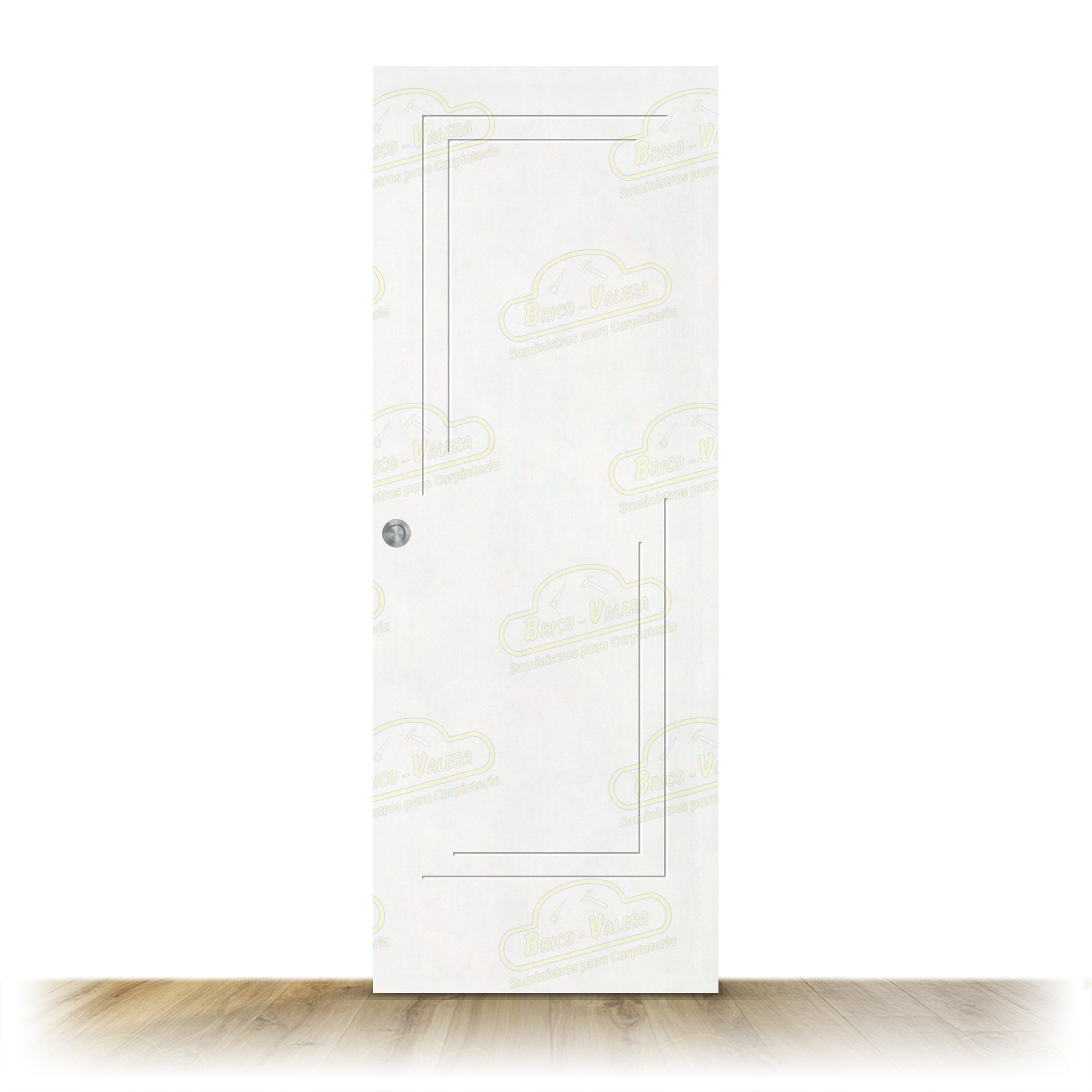 Puerta PL-1400 Lacada Blanca Corredera de Interior (Maciza)