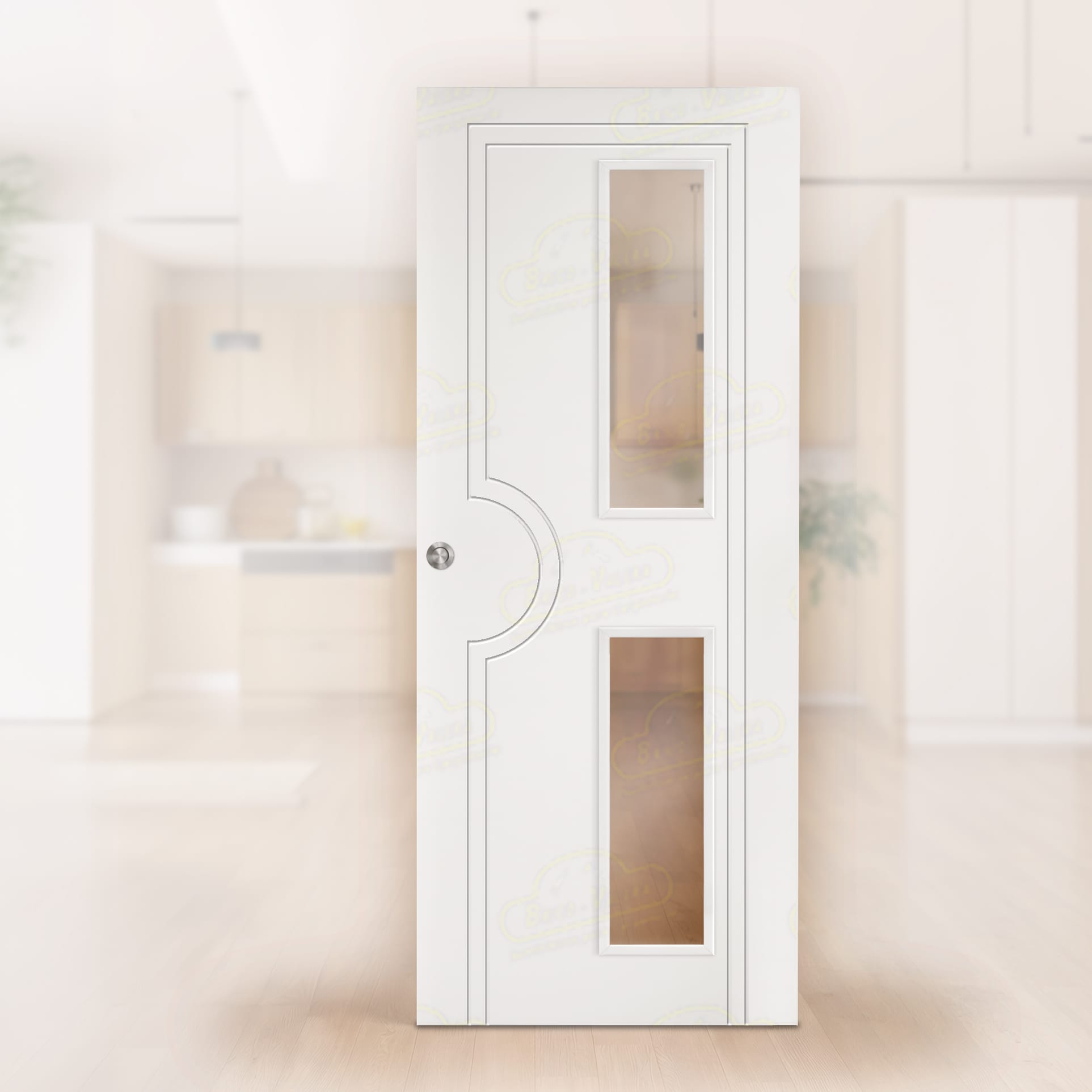 Puerta Corredera PL-1600-V2 de Interior Lacada Blanca