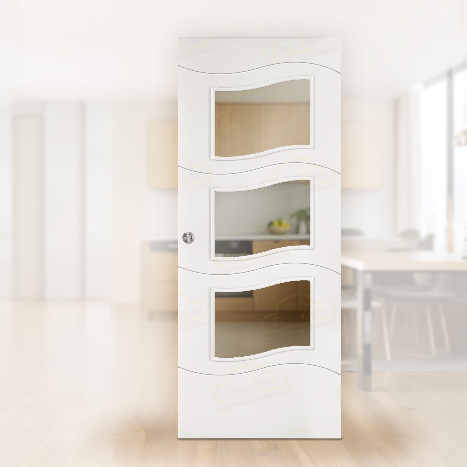 Puerta Corredera PL-2900 de Interior Lacada Blanca