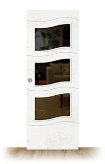 Puerta PL-2900-BV3 Lacada Blanca Corredera de Interior (Maciza)