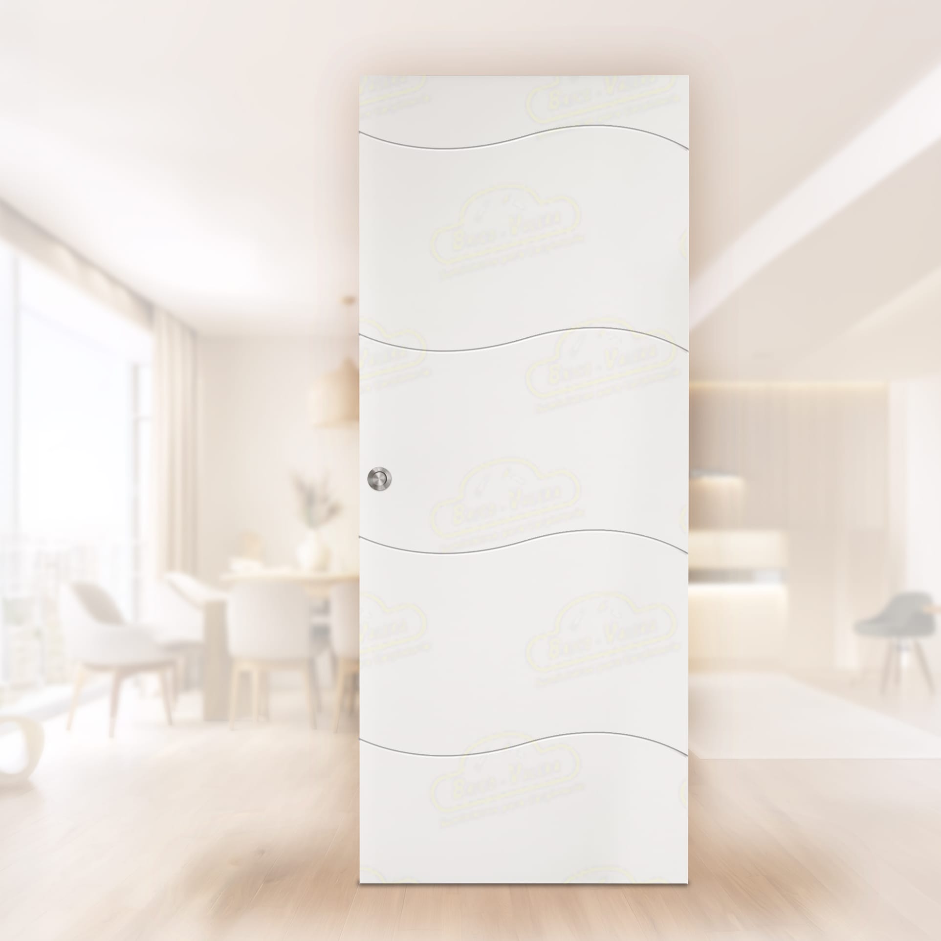 Puerta Corredera PL-2900-BV3 de Interior Lacada Blanca