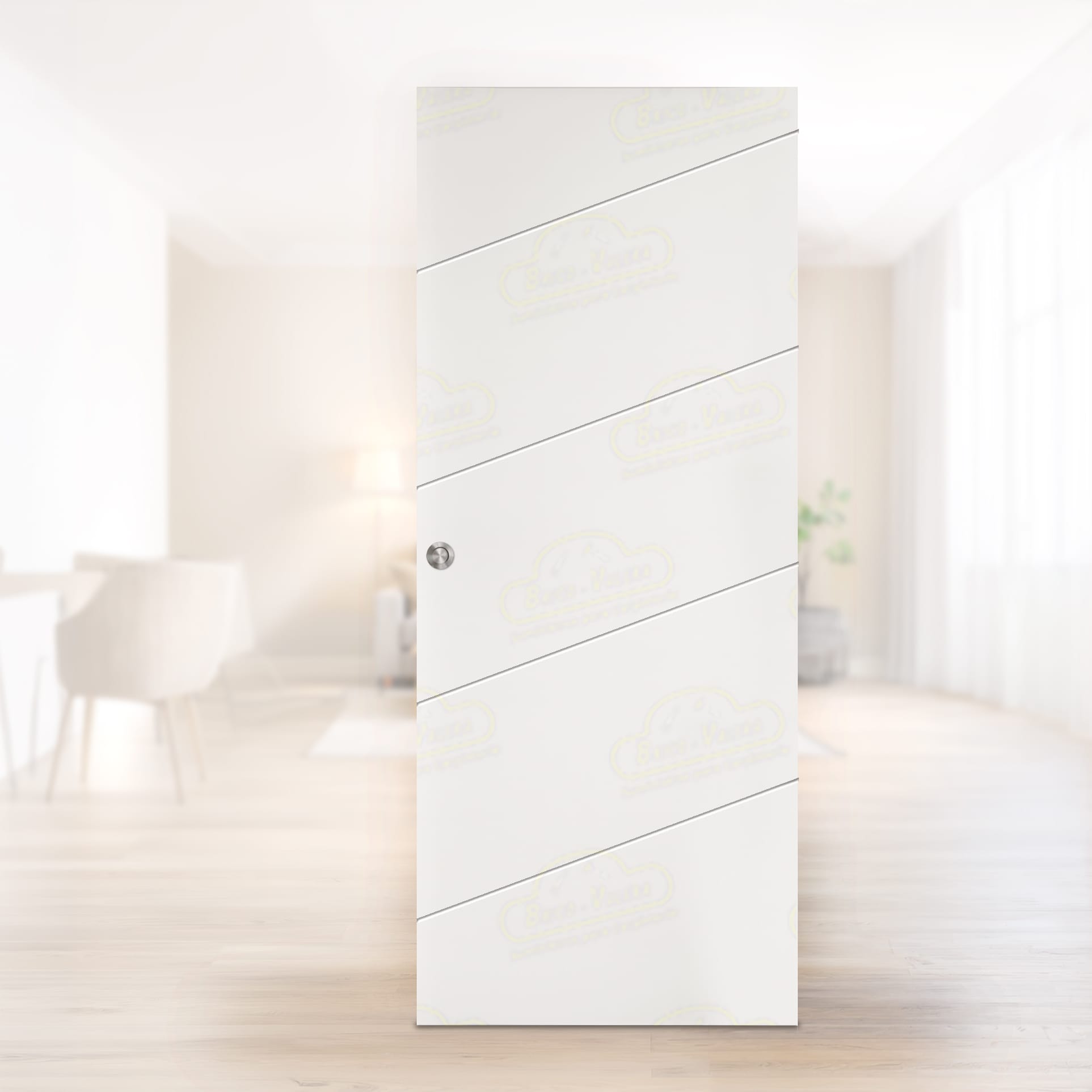 Puerta Corredera PL-3100-BZV3 de Interior Lacada Blanca