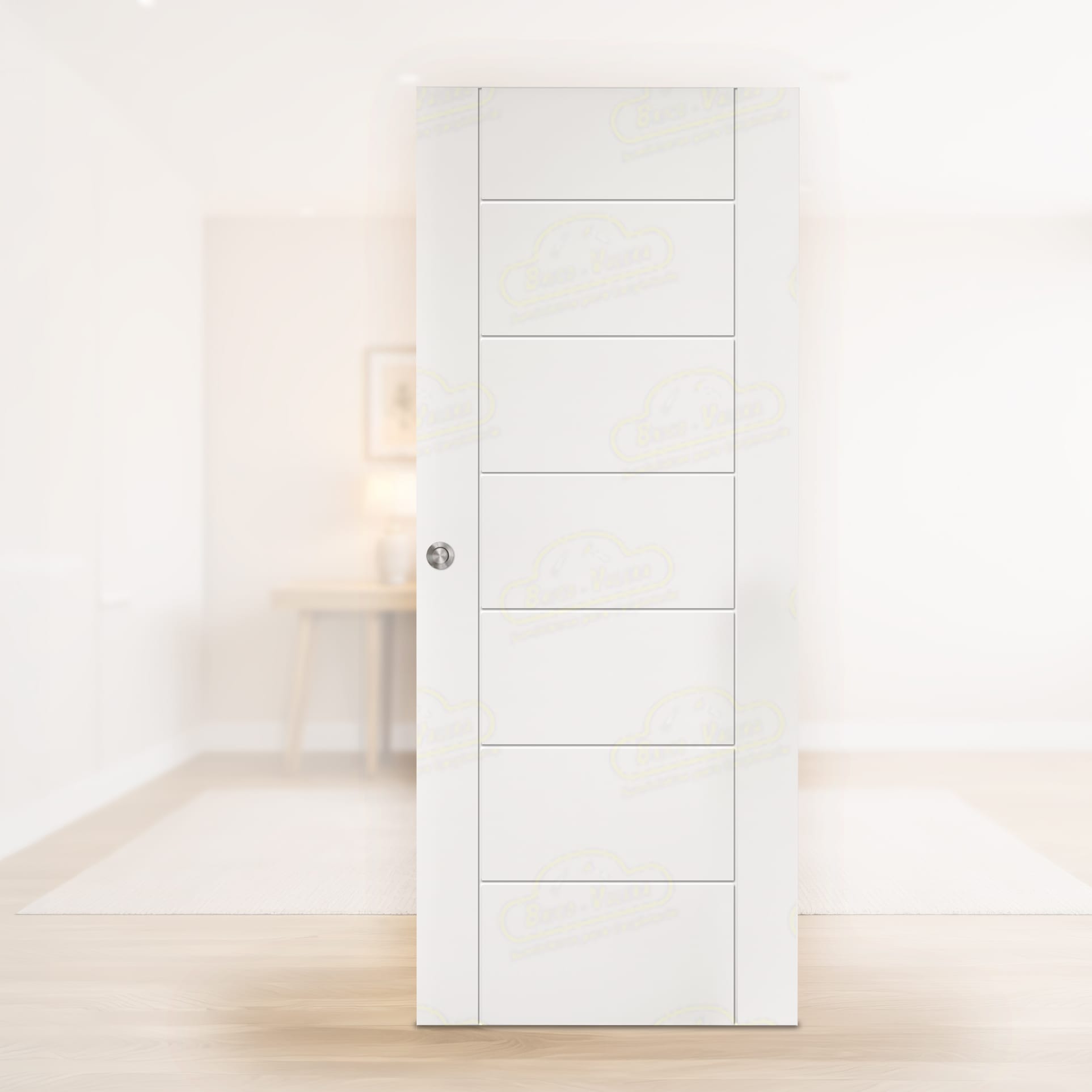 Puerta Corredera PL-3200 de Interior Lacada Blanca