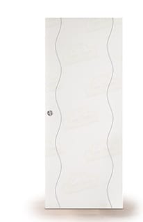 Puerta Corredera PL-3400 de Interior Lacada Blanca