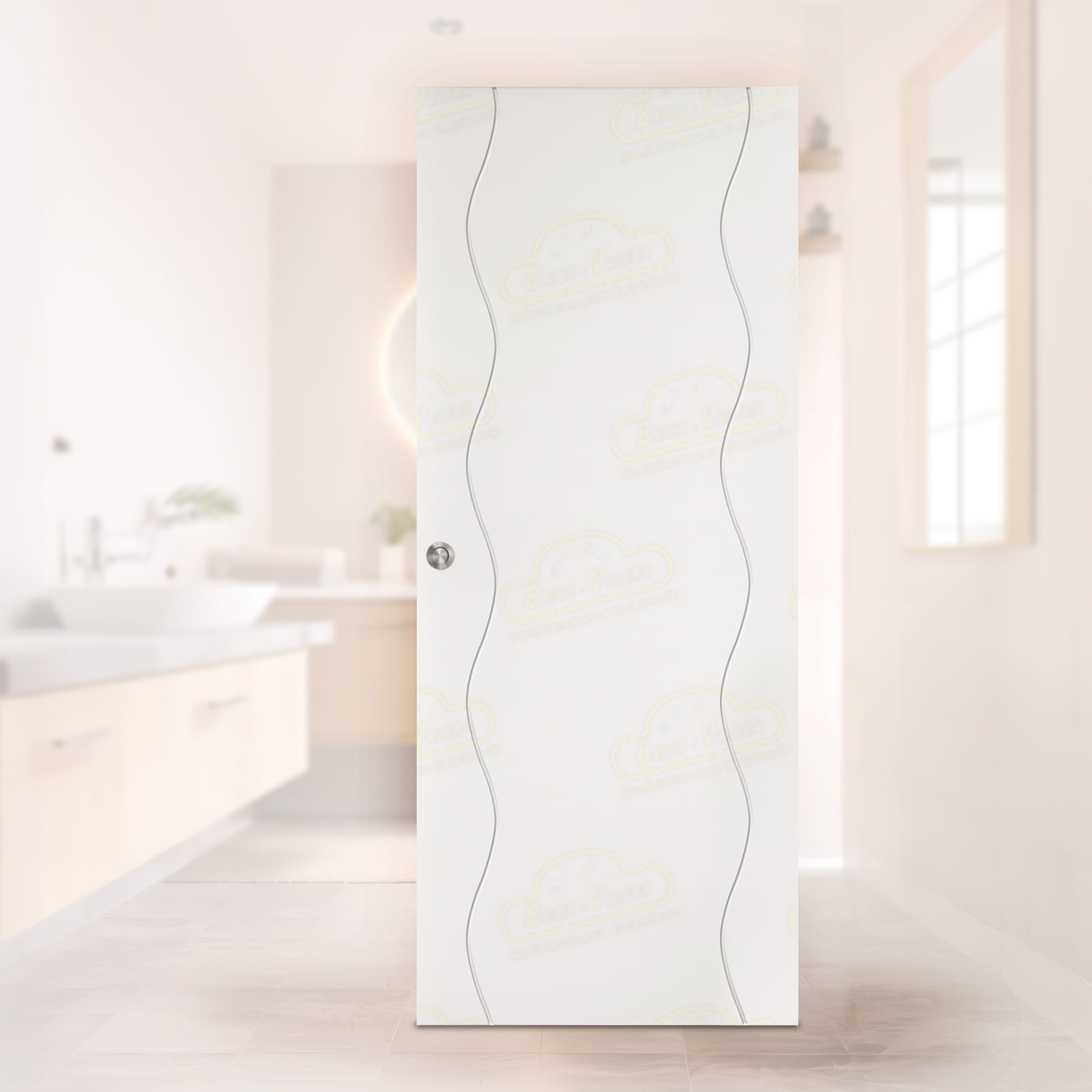 Puerta Corredera PL-3400 de Interior Lacada Blanca