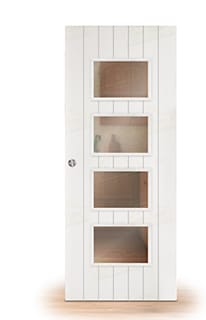 Puerta Corredera PL-3500 de Interior Lacada Blanca