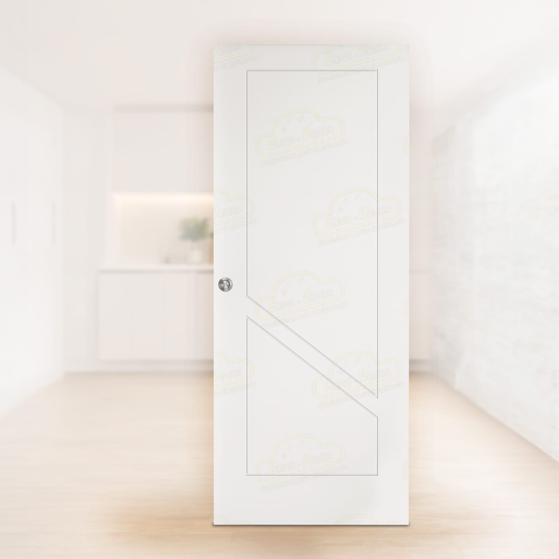 Puerta Corredera PV200 de Interior Lacada Blanca