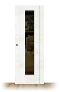 Puerta PVP1-V1C Lacada Blanca Corredera de Interior (Maciza)