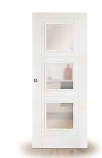 Puerta Corredera PVP4M de Interior Lacada Blanca