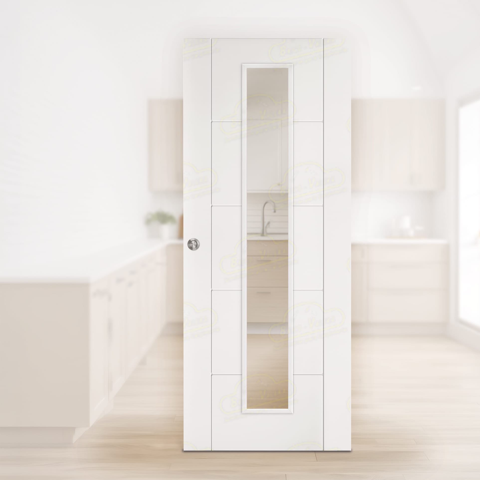 Puerta Corredera PVP5-V1C de Interior Lacada Blanca