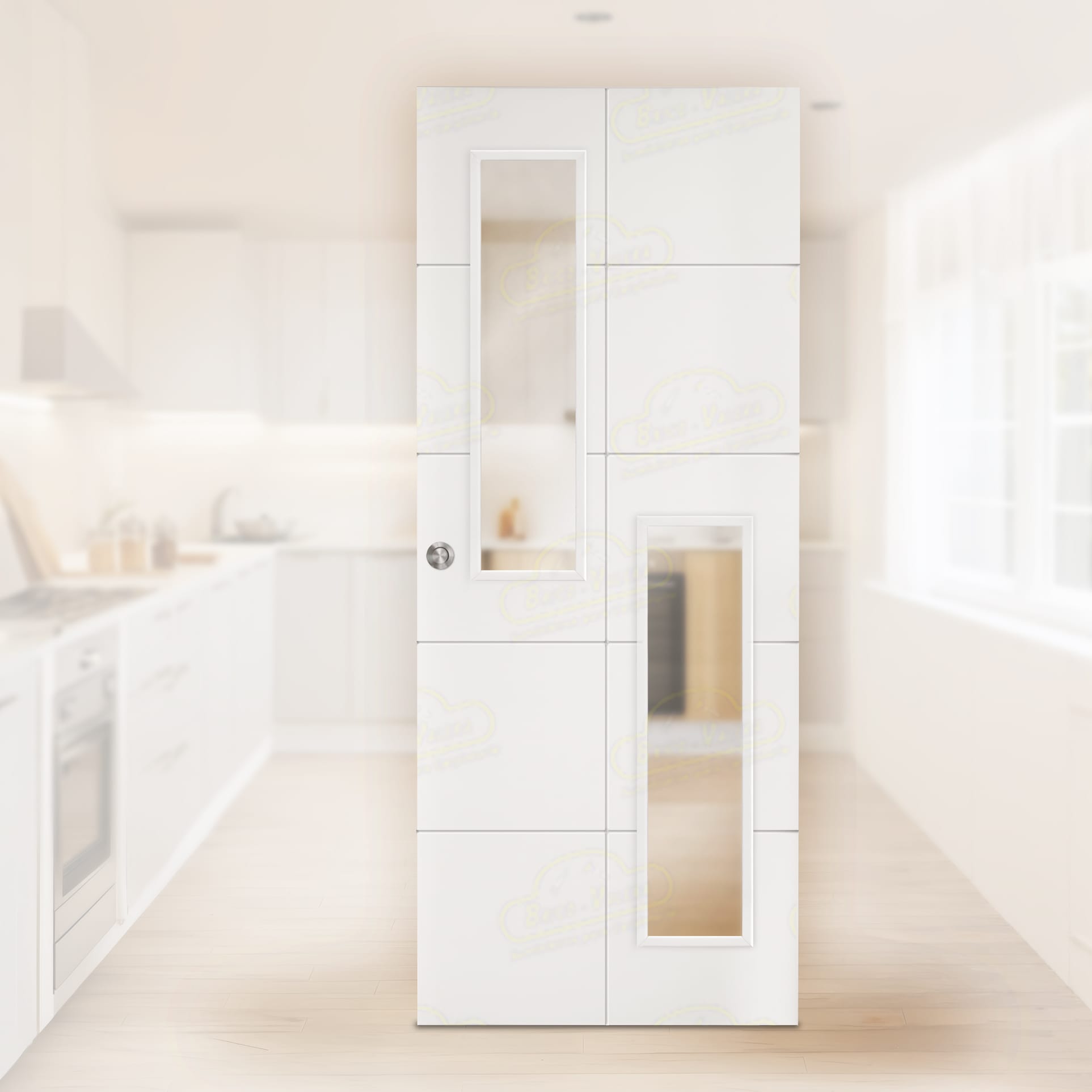 Puerta Corredera PVT10-V2 de Interior Lacada Blanca