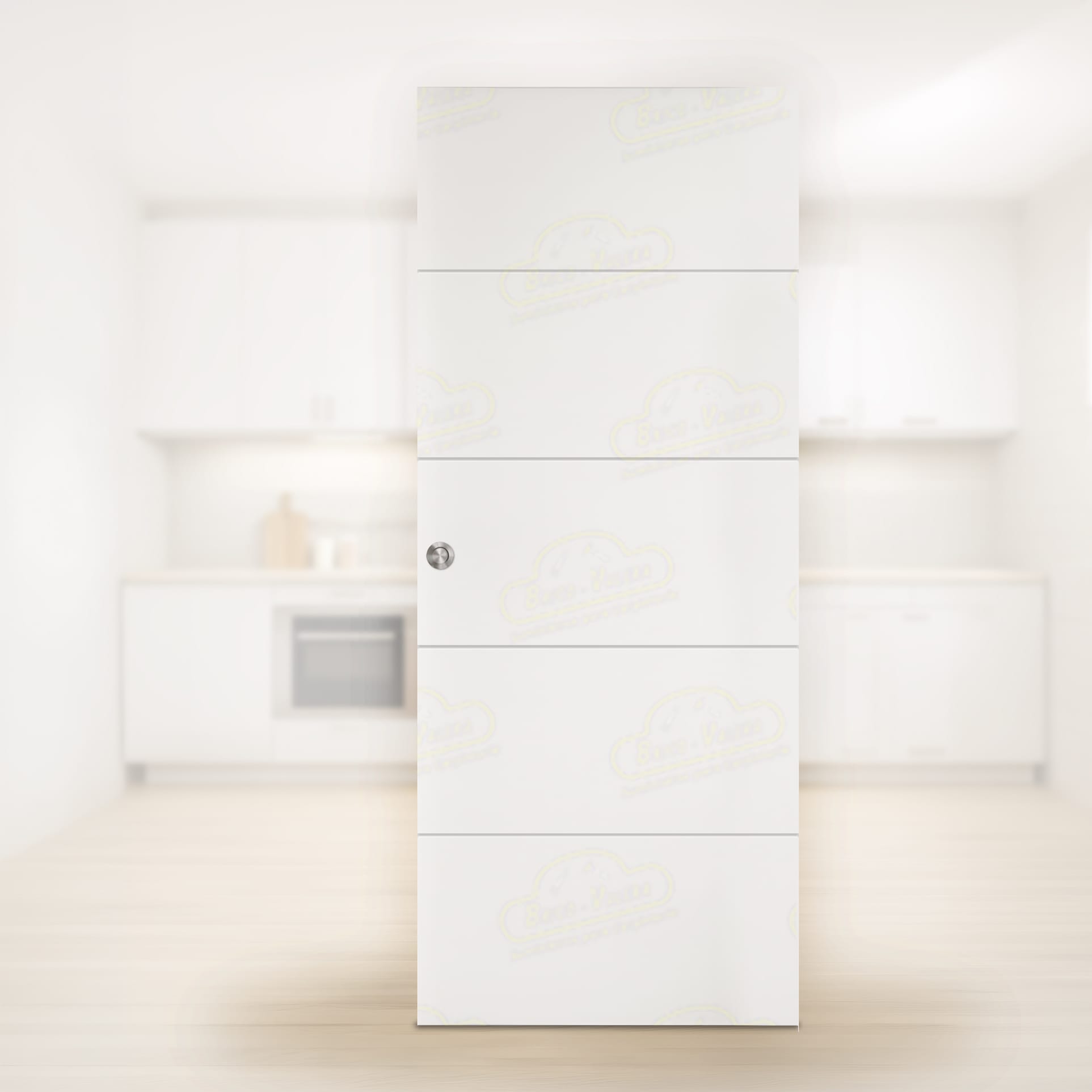 Puerta Corredera PVT5 de Interior Lacada Blanca