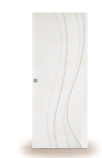 Puerta Corredera Ramblas de Interior Lacada Blanca